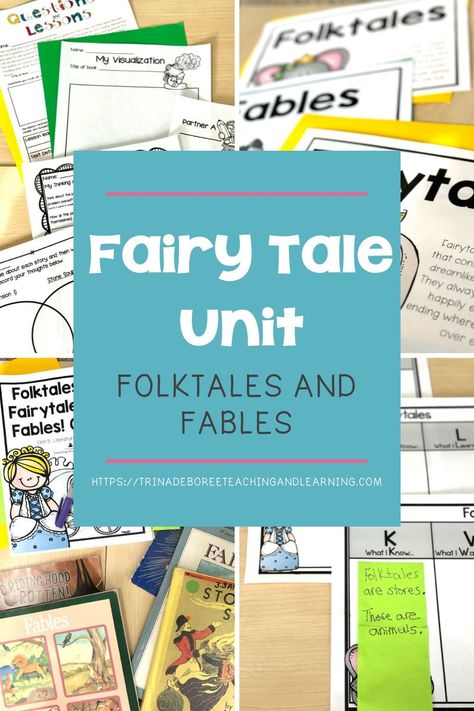 Dive into a world of magic and morals with our Fairy Tale Unit! Perfect for 2nd graders, this comprehensive reading comprehension resource covers Fairy Tales, Fables, and Folktales, enriching students' understanding through close reading, text evidence, and engaging activities. Explore characters, morals, and story elements with our easy-to-use graphic organizers and lesson plans. #FairyTales #FablesAndFolktales #ReadingComprehension #FairyTaleUnit Fairy Tales Sequencing, Differentiated Lesson Plans, Traditional Literature, Fairy Tales Unit, Read Aloud Activities, Writing Lesson Plans, Interactive Reading, Reading Unit, Reading Curriculum