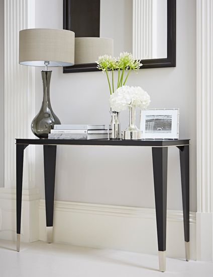 LuxDeco Style Guide Console Table Styling Modern, Entryway Decor Elegant, Luxe Apartment, Diy Entryway Table, Unique Console Table, Beautiful Entrance, Luxury Console, Table Hallway, Design Hall