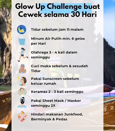 Glow Up Challenge Indonesia, Tips Kecantikan, Cushion Makeup, Makeup Cantik, Basic Skincare, Beautiful Skin Care, Resep Diet, All Body Workout, Skin Care Tutorial