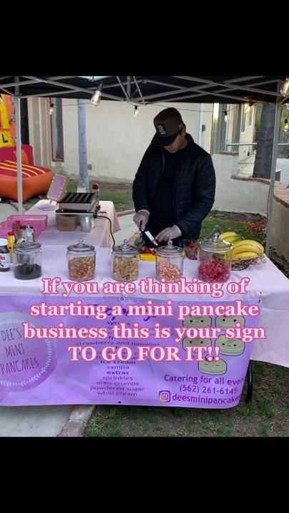 Mini Pancakes Ideas Business, Mini Pancakes Business, Pancake Business, Run A Business, Mini Pancakes, Ice Cream Truck, Hustle Ideas, Go For It, Start Up Business