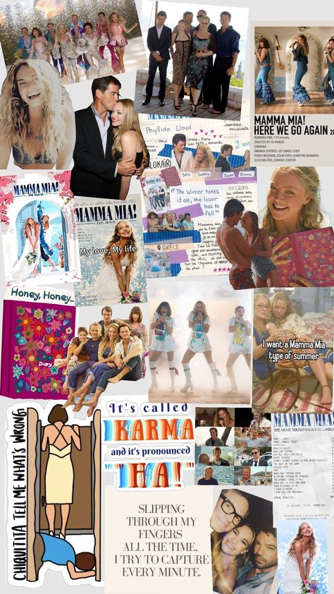 mama Mia Mama Mia Collage, Julie Walters, Dominic Cooper, Pierce Brosnan, Mama Mia, Amanda Seyfried, Collage, Quick Saves