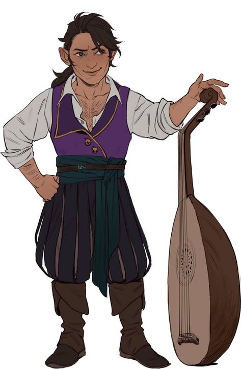 Scanlan Shorthalt Fanart, Critical Role Scanlan, Vox Machina Scanlan, Cloud Meadow, Scanlan Shorthalt, Flaming Candle, Character Descriptions, Dnd Bard, Blood Hunter