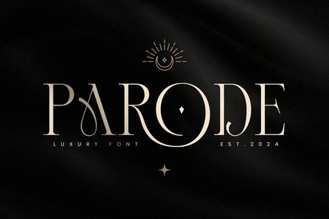 Parode is a font that exudes luxury and elegance, making it the perfect choice for sophisticated logo designs and high-end branding. Inspired by classic typography with a modern twist, Parode brings a touch of refinement to any project. #ad #affiliate Elegant Branding Design, Sophisticated Logo, Font Serif, Classic Typography, Luxury Font, Professional Fonts, Elegant Branding, Luxury Services, Uppercase And Lowercase Letters