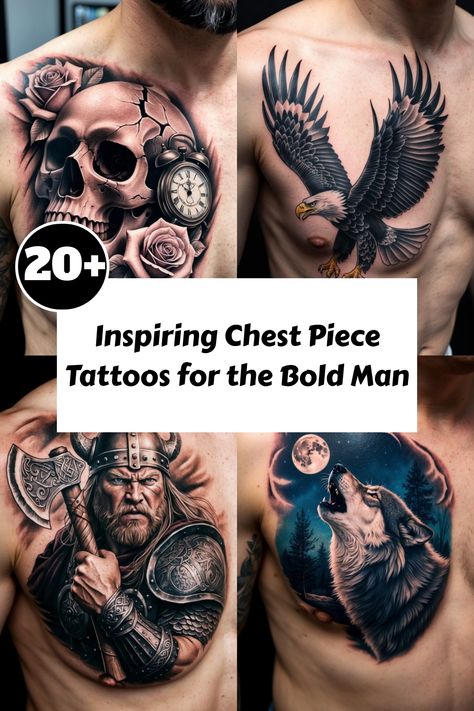 Artistic chest piece tattoo mens piece expressing personality. Full Chest Tattoo Men Ideas Unique, Chest And Arm Tattoo Men, One Side Chest Tattoo Men, Cool Chest Tattoos Men, Black And Grey Chest Tattoo, Unique Chest Tattoos, Chest Tattoo Placement, Full Chest Tattoo Men, Half Chest Tattoo Men Ideas