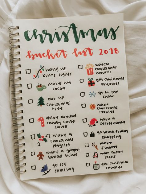 Christmas Routine List, Christmas Wishlists On Paper, Aesthetic Christmas Bucket List, Stuff To Do For Christmas, Aesthetic Christmas Things To Do, Crismas Wish List Ideas, Christmas List Journal Ideas, Cute Christmas Lists On Paper, Christmas Bucket List Bullet Journal