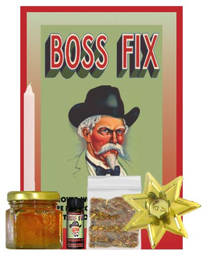 Lucky-Mojo-Curio-Company-Boss-Fix-Magic-Ritual-Hoodoo-Rootwork-Conjure-Spell-Kit Boss Fix Spell, Sweeten Your Boss Spell, Boss Spell, Hoodoo Boss Fix Spell, Unblock My Money Hoodoo, Call Me Spell Hoodoo, Rootwork Hoodoo, Tell The Truth Spell Hoodoo, Honey Jar Spell