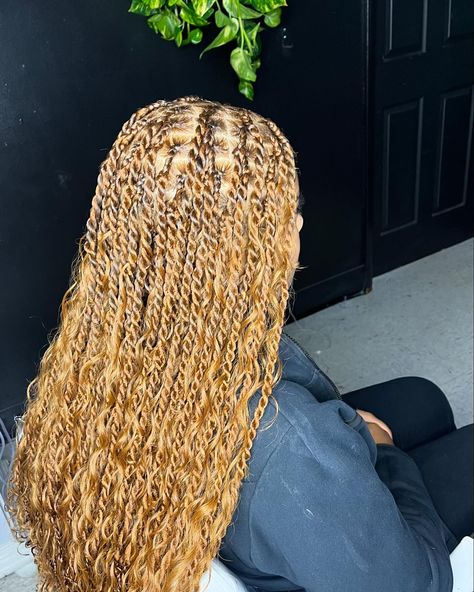 Smedium waist length Island Twist on this Beauty 😎 link in bio to book #islandtwist #Twist#FayettevilleBraider #NCBraider #KnotlessTwist #KnotlessBraids #Braids Waist Length, Twist, Braids, Beauty