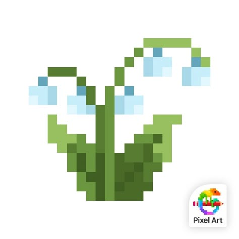 Perler Bead Minecraft Flower, Minecraft Mushroom Pixel Art, Plant Perler Beads, Minecraft Flowers Pattern, Pixel Art Plants, Pixel Art Fleur, Pixelated Flower, Minecraft Pixel Art Templates, Diy Minecraft Decorations