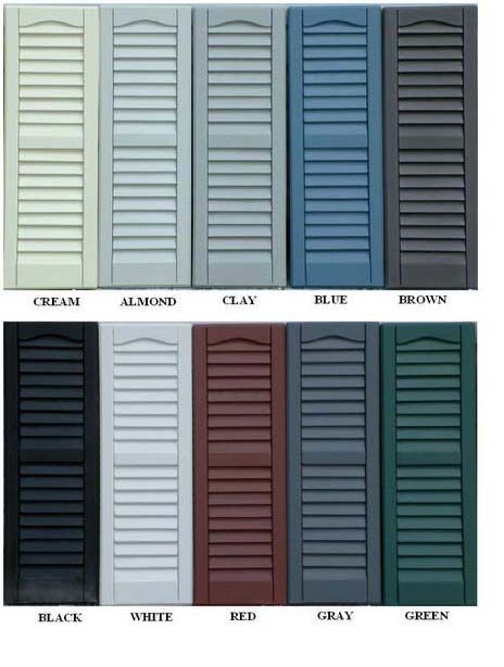 House Shutter Colors, Exterior Vinyl Shutters, Tan House, Window Shutters Exterior, Shutter Colors, Vinyl Shutters, House Shutters, Vinyl Exterior, Brick Exterior House