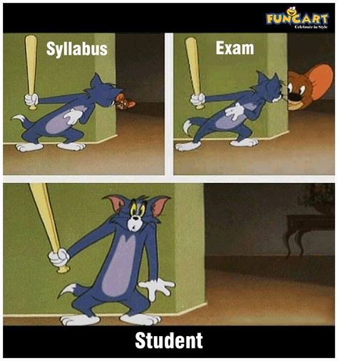 Tension of Exams www.funcart.in #Funcart #Funny #Exams #Syllabys #TomnJerry Exam Tension Images, Exam Tension Quotes, Exam Tension, Tom And Jerry Funny, Exams Memes, Funny Lyrics, Start Quotes, Exams Funny, Exam Time