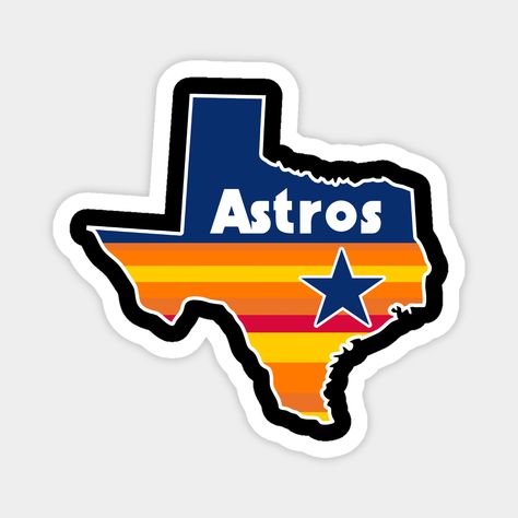 Texas for Houston Baseball Astro Stripes -- Choose from our vast selection of magnets to match with your desired size to make the perfect custom magnet. Pick your favorite: Movies, TV Shows, Art, and so much more! Available in two sizes. Perfect to decorate your fridge, locker, or any magnetic surface with. Houston Astros Svg File Free, Astro Logo, Texas Tattoo, Texas Signs, Skateboard Graphics, Baseball Wallpaper, Texas Tattoos, Astros Baseball, Chicano Art Tattoos