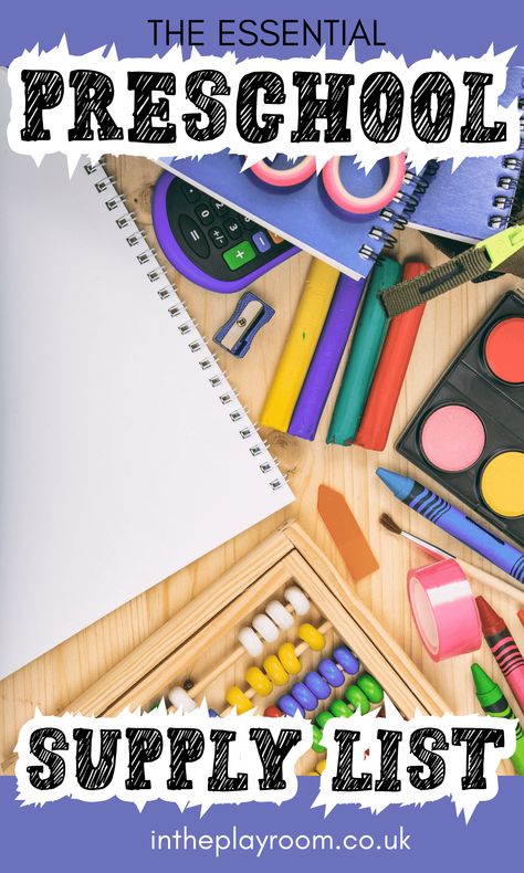 Supply List For Preschool, Preschool Supply List Teachers, Preschool Classroom Supplies, Pre K Supply List, Preschool Wish List Ideas, Preschool School Supply List, Preschool Teacher Wish List Ideas, Preschool Supply List For Parents, Preschool Teacher Must Haves