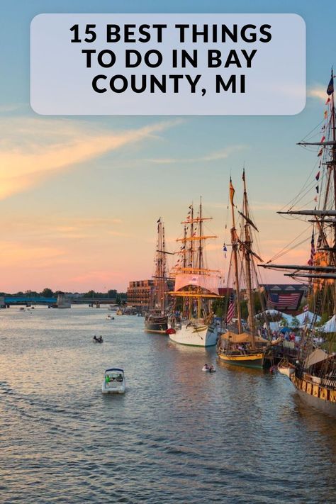 Discover the best things to do and top-rated attractions in Bay County, MI, including Bay City State Park, Bay City Boat Lines, Bay County Civic Arena, and more! Bay City Michigan, Bay County, Miniature Golf Course, Travel United States, Tri Cities, Bay City, The Great Lakes, Memorial Park, Adventure Park