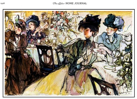 Illustration for The Ladies' Home Journal by Henry Patrick Raleigh Arte Inspo, Ap Art, Shrek, Art Portfolio, The Taste, Painting Illustration, 그림 그리기, Vintage Illustration, Traditional Art