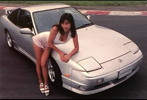 Car Pfp, Jdm Girls, Nissan 180sx, Tokyo Drift, 90s Model, Street Racing Cars, Japan Aesthetic, Japan Cars, Street Racing