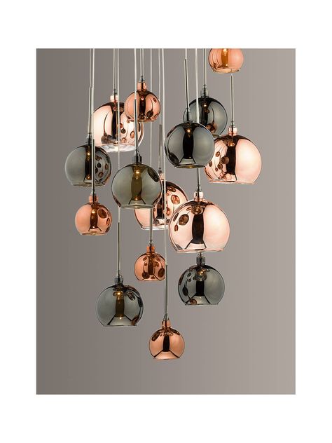 Staircase Pendant Lighting, House Lights, Staircase Lighting, Copper Pendant Lights, Ceiling Shades, Light Copper, Interior Renovation, Hallway Lighting, Cluster Pendant