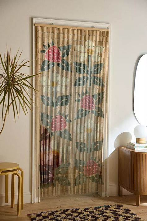 Home Gifts | Housewarming Gifts| Urban Outfitters UK | Urban Outfitters UK Beaded Curtains Diy, Bamboo Door Curtain, Boho Style Curtains, Beaded Curtains Doorway, Urban Outfitters Curtains, Beaded Door Curtains, Bamboo Beaded Curtains, Blinds And Curtains, Door Beads