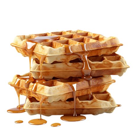 Waffles Logo, Waffle Snacks, Honey Waffles, Food Icon Png, Food Transparent, Honey Snacks, National Waffle Day, Caramel Waffles, Cupcake Png