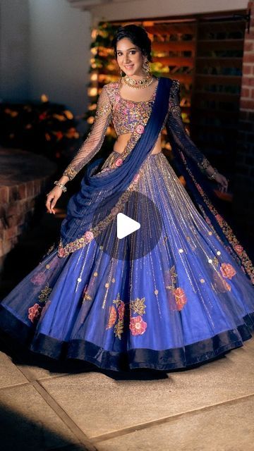 STUDIO 149 - Luxury Bridal & Occasion Wear | 𝑻𝒉𝒆 𝒘𝒆𝒅𝒅𝒊𝒏𝒈 𝒕𝒓𝒐𝒖𝒔𝒔𝒆𝒂𝒖  For HER  Resembling the stars of the night sky, a divinely gold detailed lehenga. The embroidered net overlaid on... | Instagram Gold Lehenga, Blouse Design Models, Luxury Bridal, Bride Clothes, Floral Applique, Bridal Lehenga, Gold Details, Bridal Wear, Bridal Makeup