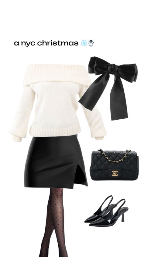 elegant christmas outfit #christmas#fitinspo#bows#outfit#winter Christmas Outfit Church, Christmas Outfit Classy, Christmas Church Outfit, Bows Outfit, Elegant Christmas Outfit, Outfits Church, Outfit For Church, Outfit Ideas For Church, Church Fits