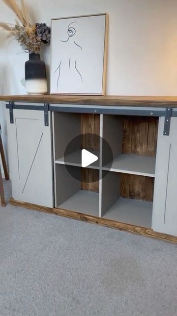 Kallax Inspiration, Diy Kallax, Sideboard Diy, Kallax Unit, Sideboard Upcycle, Diy Sideboard, Kallax Shelf, Tv Storage, Diy Ikea