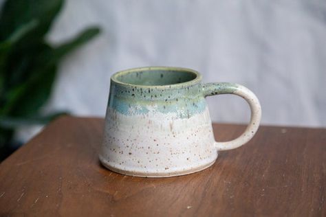 Howell Michigan, Speckled Mug, Minimalist Coffee, Handmade Mug, Pottery Inspo, Clay Mugs, Stoneware Clay, Pottery Ideas, Stoneware