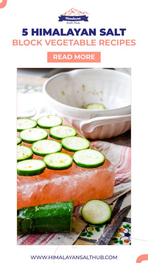 Himalayan Salt Block Vegetable Recipes Salt Block Cooking Recipes, Cooking On Salt Block, Himalayan Salt Block Recipes, Salt Block Recipes, Himalayan Salt Block Cooking, Salt Block Cooking, Himalayan Salt Block, Salt Block, Grilled Asparagus