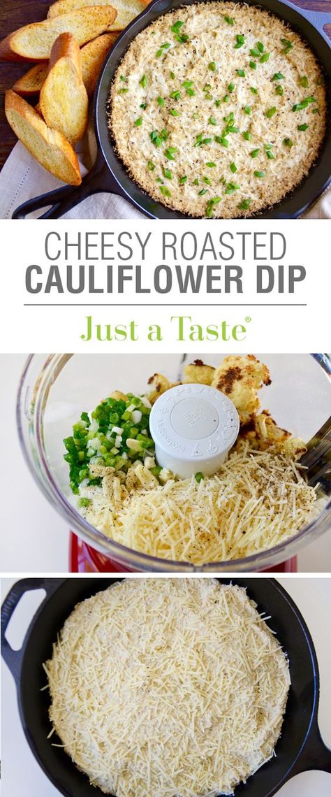 Cheesy Roasted Cauliflower, Cauliflower Dip, Food Shrimp, Best Holiday Appetizers, Appetizers Healthy, Cheesy Dip, Healthy Party Food, Recipes Holiday, Mozzarella Recipes