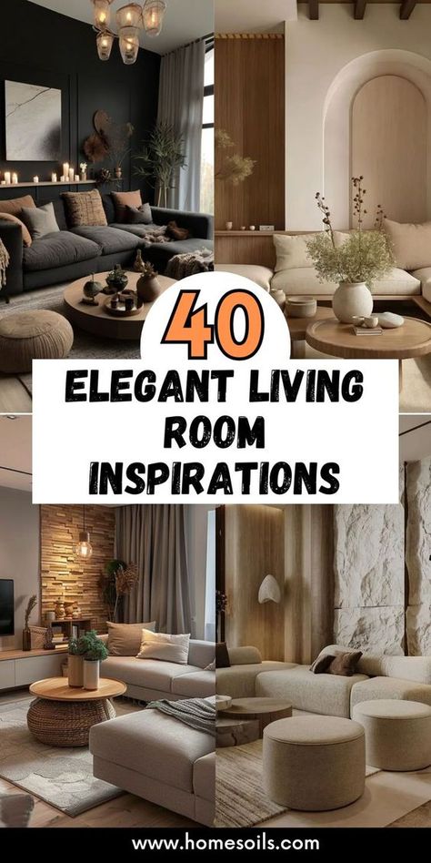 Elevate your space with elegant living room inspirations like plush seating, neutral tones, and statement lighting. Add luxurious textures and timeless accents for a refined touch. Clean Chic Living Room, Modern Formal Living Room Ideas, Elegant Neutral Living Room, Living Room Redecorating Ideas, Living Room With Green Chairs, Lounge Decor Inspiration, Small Elegant Living Room, Taupe Living Room Ideas, Classy Living Room Ideas