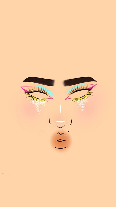 Pansexual Makeup Looks, Pan Pride Makeup, Pansexual Pride Makeup, Bisexual Pride Makeup, Pansexual Makeup, Genderfluid Pride, Pride Makeup, Pansexual Pride, Fairy Makeup