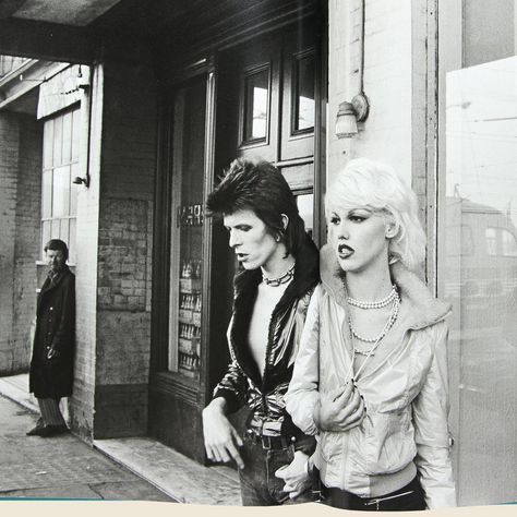 David Bowie & Cyrinda Foxe Cyrinda Foxe, Stone Age Man, Show Me A Hero, The Spiders From Mars, Spiders From Mars, Ziggy Played Guitar, Jean Genie, Man Who Fell To Earth, Pretty Star