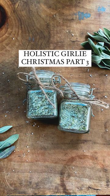 Dried Herb Dip Mixes, Girlie Christmas, Herbal Salt, Salt Gifts, Fresh Sage, Garden Food, Dried Herbs, Fresh Chives, Handmade Christmas Gifts