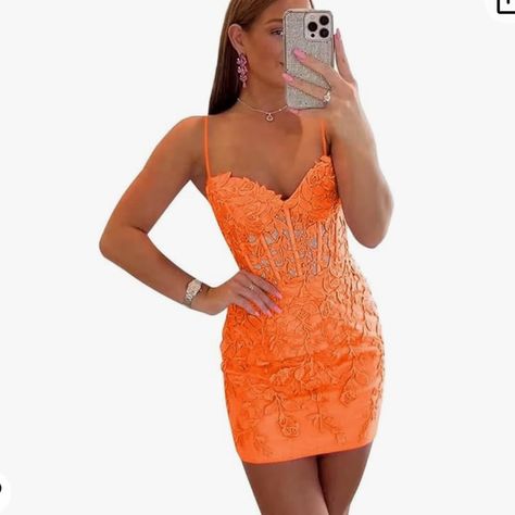 New Size 4/6 Also Have In Black Cute Simple Homecoming Dresses, Homecoming Dresses 2024 Short, Short School Dance Dresses, Trendy Hoco Dresses 2024, Summer Hoco Dresses, 8th Grade Dance Dresses Short, Homecoming Dress Inspo 2024, 2024 Hoco Dresses, Bright Hoco Dresses