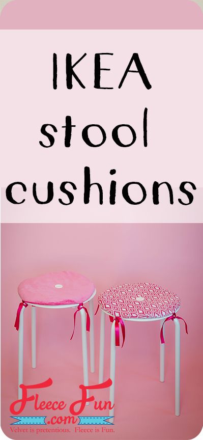 This Ikea Fabric Stool Cushion Tutorial is fun home decor project. This sewing project is a great DIY idea. Ikea Stool, Ikea Fabric, Classroom Diy, Cushion Ideas, Cushion Tutorial, Make A Pillow, Saving Money Diy, Diy Stool, Fun Home Decor