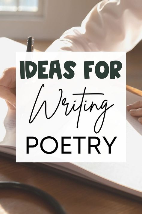 How To Write Poetry, Poetry Rubric, Poetry Middle School, Free Verse Poetry, Secondary Ela Classroom, Lesson Plan Ideas, Poetry Projects, Write Poetry, High School Writing