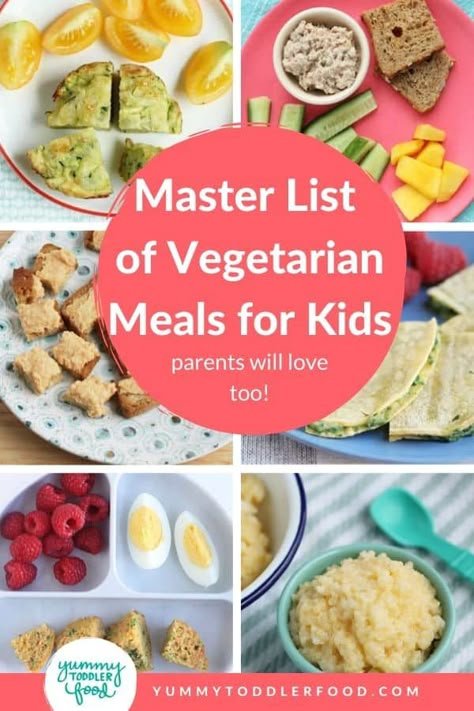 Dinner Recipes For Toddlers, Vegetarian Toddler Meals, Easy Vegetarian Dinner Recipes, Vegetarian Kids, Recipes For Toddlers, Easy Toddler Meals, Toddler Dinner, Vegetarian Meals For Kids, Vegetarian Meal Plan