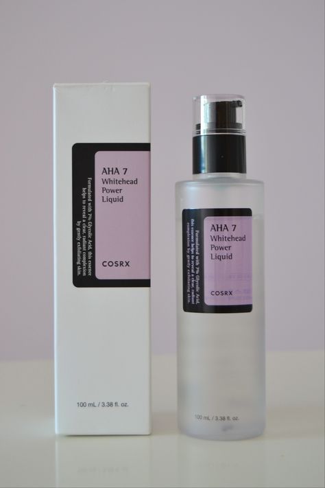 Cosrx Aha 7 Whitehead Power Liquid, Cosrx Aha Bha Toner, Aha Bha Toner, Bha Toner, Girl Skincare, Natural Nails Manicure, Alat Makeup, Aha Bha, Nails Manicure