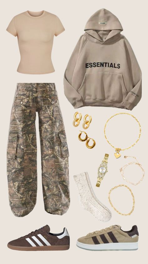 #essentials #camo #ootdinspo Simple Outfits For School, Camo Outfits, Outfit Inspo Casual, Casual Preppy Outfits, Trendy Outfits For Teens, Cute Lazy Day Outfits, Casual School Outfits, Simple Trendy Outfits, Cute Everyday Outfits