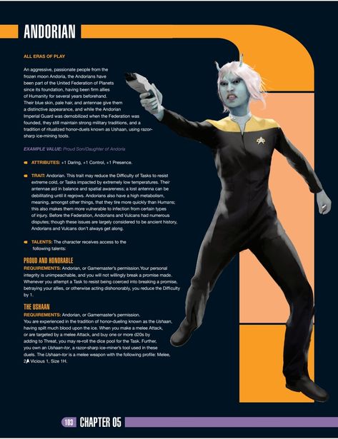 Andorian (Star Trek Adventures: Core Rulebook) Star Trek Planets, Star Trek Aliens Races, Star Trek Races, Andorian Star Trek, Star Trek Adventures, Star Trek Andorian, Star Trek Species, Star Trek Rpg, Star Trek Data