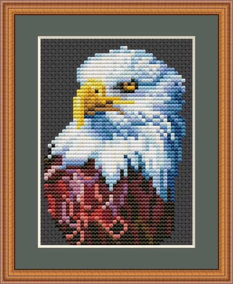 Red Australian Shepherd, Portrait Cross Stitch, Computer Basics, Star Chart, Cross Stitch Heart, Mini Cross, Mini Cross Stitch, Eagle Head, Dmc Thread