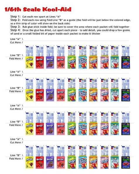 Kool-Aid Printables - Volume 2 by Renatta_R, via Flickr Barbie Doll Printables, Mini Printables Food, Mini Barbie Food Printables, Mini Food Printables Dollhouse Miniatures, Miniature Milk Printables, Printable Dollhouse Food Labels, My Froggy Stuff, Doll Printables, Froggy Stuff