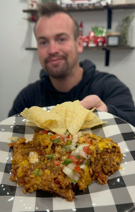 Cheesy Taco Rice - Cooking in the Midwest Cheesy Taco Rice Skillet, Cheese Taco Rice, Luke Brown Recipes, Cheesy Taco Rice, Taco Rice Skillet, Cooking In The Midwest, Dried Cilantro, Rice Skillet Meals, Long Grain White Rice