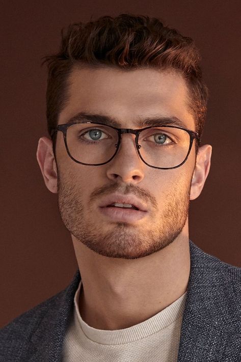 Mens Glasses Frames Face Shapes, Glasses For Oval Faces, Stylish Glasses For Men, Mens Eye Glasses, Glasses For Round Faces, Glasses For Your Face Shape, Glasses For Face Shape, Glasses Ideas, Mens Glasses Fashion