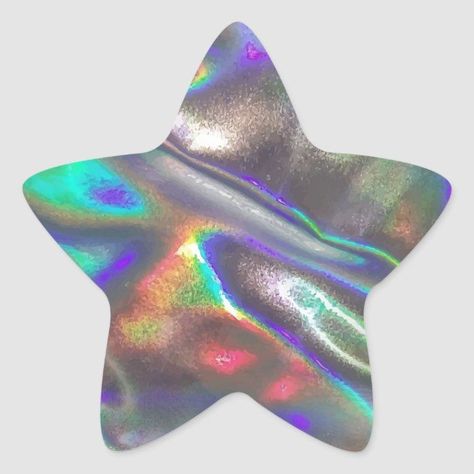 Add a touch of sparkle to your projects with these holographic star stickers! Perfect for scrapbooking, card making, or any other DIY project. #holographicstickers #starstickers . #Shiny_Stickers #Y2k_Stickers #Holographic_Paper #Rainbow_Retro Shiny Stickers, Y2k Stickers, Holographic Paper, Mirror Pattern, Silver Foil Printing, Rainbow Retro, Stickers Design, Scrapbook Book, Vaporwave Aesthetic