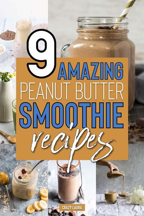 Check out these easy peanut butter smoothie recipes for ideas next time the blender is out! Peanut Butter Shake Healthy, Ninja Blender Recipes Smoothies, Peanut Butter Smoothie Recipes, Ninja Smoothie Recipes, Blender Recipes Smoothies, Ninja Blender Recipes, Ninja Smoothies, Peanutbutter Smoothie Recipes, Peanut Butter Shake