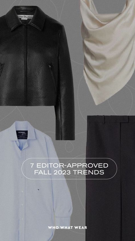 These the best the fall/winter 2023 trends to start shopping now, according to Who What Wear editors. Personal Shopping List, 2023 Trends, Runway Trends, Style Challenge, Red Coat, Winter 2023, Fall 2023, Light Wash Jeans, Street Style Outfit