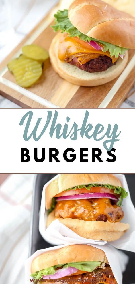 This Whiskey Infused Burgers recipe is great for parties. Whiskey, which is an alcoholic beverage, is also used for cooking in some recipes. This recipe is for an easy whiskey-infused burgers recipe. #ohiobeef #burgers Whiskey Burger, Healthy Southern Recipes, Infused Treats, Southern Recipes Desserts, Southern Dinner, Southern Breakfast, Chicory Recipe, Soul Food Dinner, Bbq Seasoning