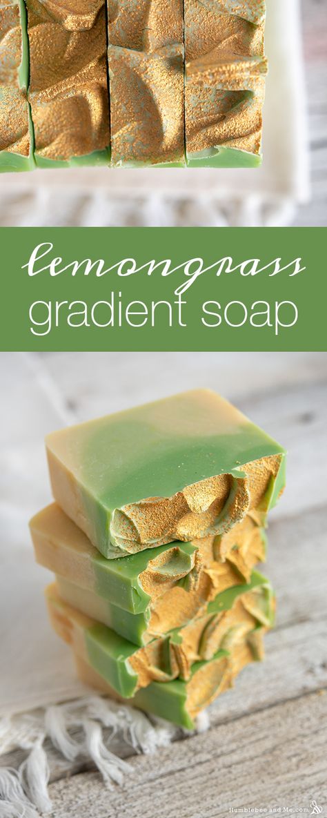 Lemongrass Melt And Pour Soap Recipe, Melt And Pour Soap Ideas Design, Making Bar Soap, Lemongrass Soap, Soap Packaging Ideas, Soap Making Ideas, Easy Soap Recipes, Soap For Men, How To Make Soap