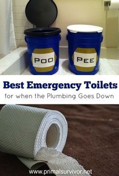 Emergency Toilet, Camp Toilet, Prepper Food, Emergency Planning, Composting Toilets, Shtf Preparedness, Camping Toilet, Emergency Preparedness Kit, Survival Ideas