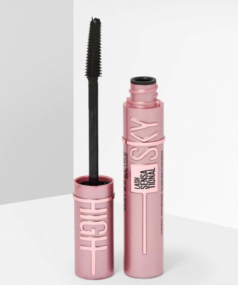 Sky High Mascara Aesthetic, Maybelline Sky High Mascara, Maybelline Sky High, Lash Sensational Sky High Mascara, Sky High Mascara, Mascara Maybelline, Lash Sensational, Maybelline Lash Sensational, Bamboo Extract